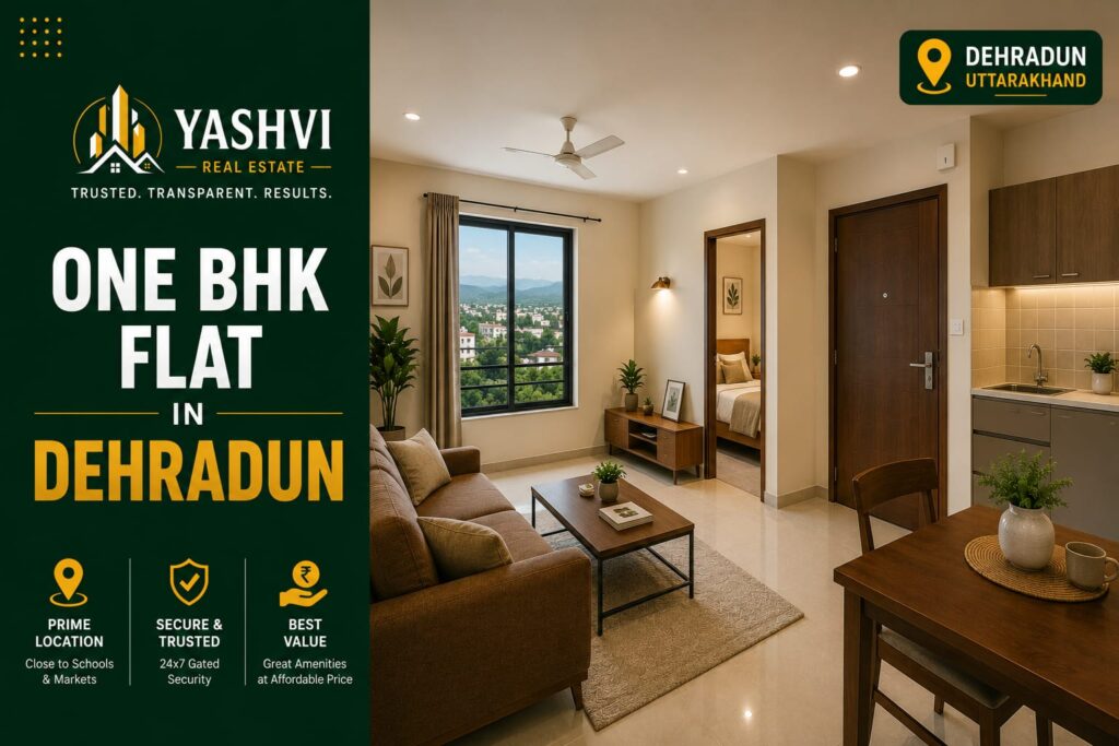One bhk flat in Dehradun
