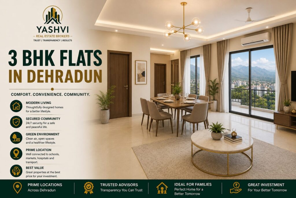 3 bhk flats in Dehradun